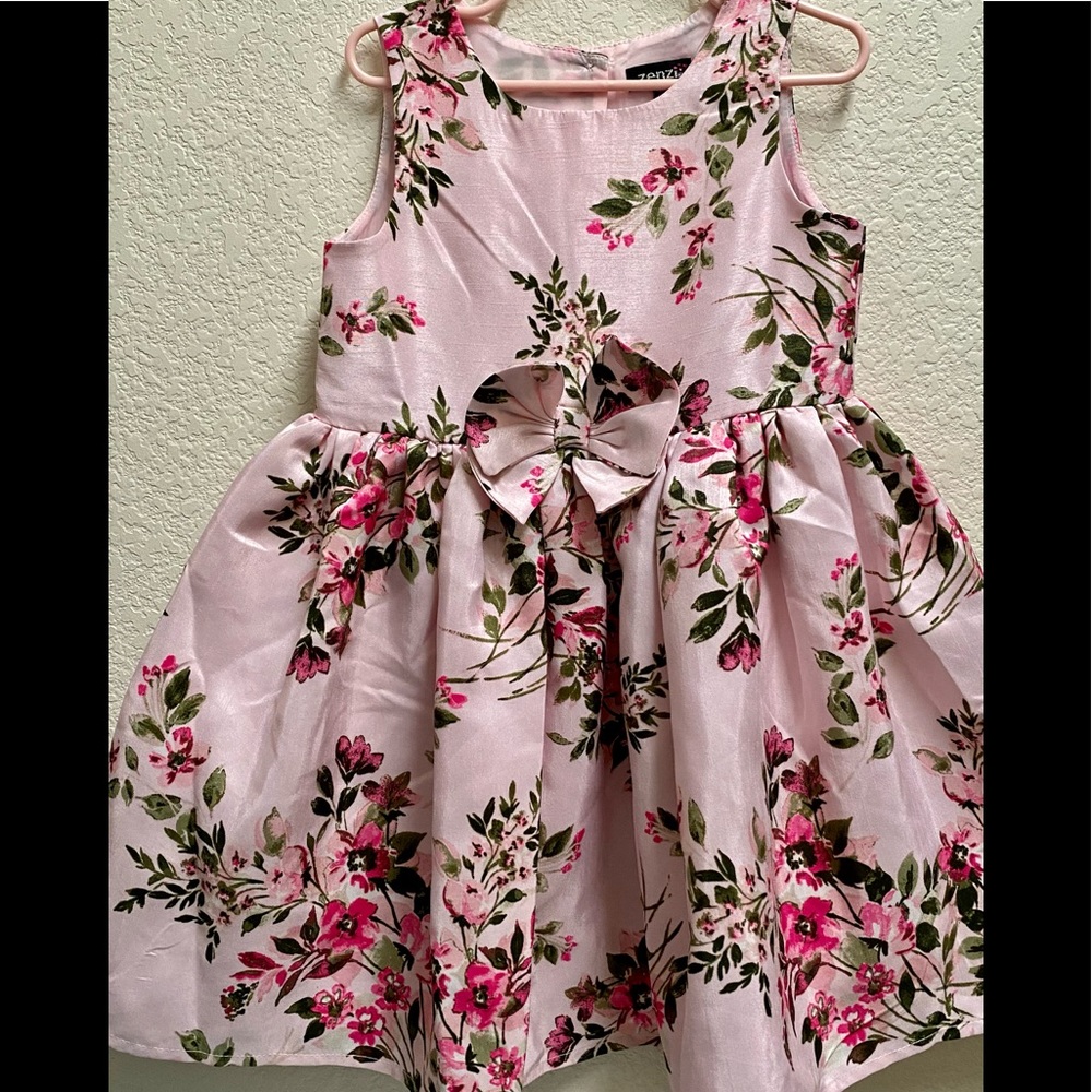 Pink Floral Dress
